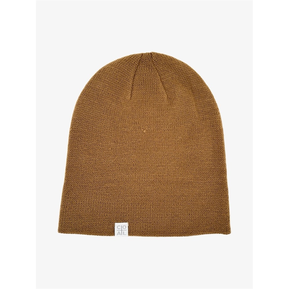 Coal The FLT Beanie Camel OS Lightweight Knit Gorpcore Outdoor Minimalist